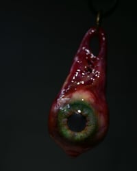 Image 13 of Dripping Eye, Green Glow in the dark, Flash reflective pupil