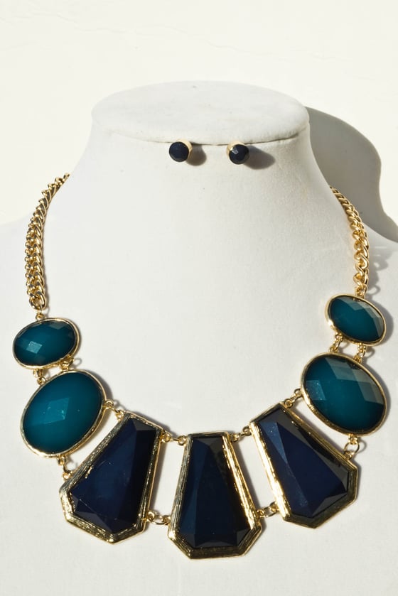Image of Turquoise Nature's Gem Necklace Set <p style="color:yellow;">NEW!</p>