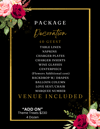 Platinum Package “Decoration & Venue”