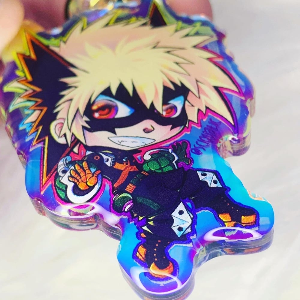 Image of Hero Student Holographic Charms