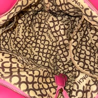 Image 4 of Vintage Coach Ponk Holiday Patchwork Tote