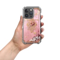 Image 15 of Pastel Pink Tattered Texture Rose Gold Goth Lolita Kawaii Inspired Clear Case for iPhone®