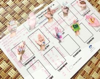 Image 3 of Hands Sticker Sheet 