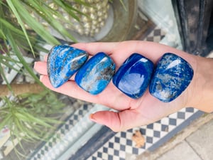 Image of Lapis lazuli palm stone