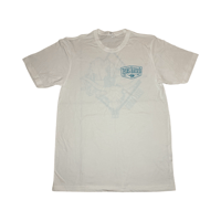 Image 1 of Teal season white T-shirt