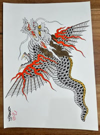 A3 Original painting. Hiryū