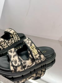 Image 5 of Dee Dad Sandals- Leopard