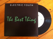 Image of Electric Youth 'THE BEST THING' 7" Black Vinyl 