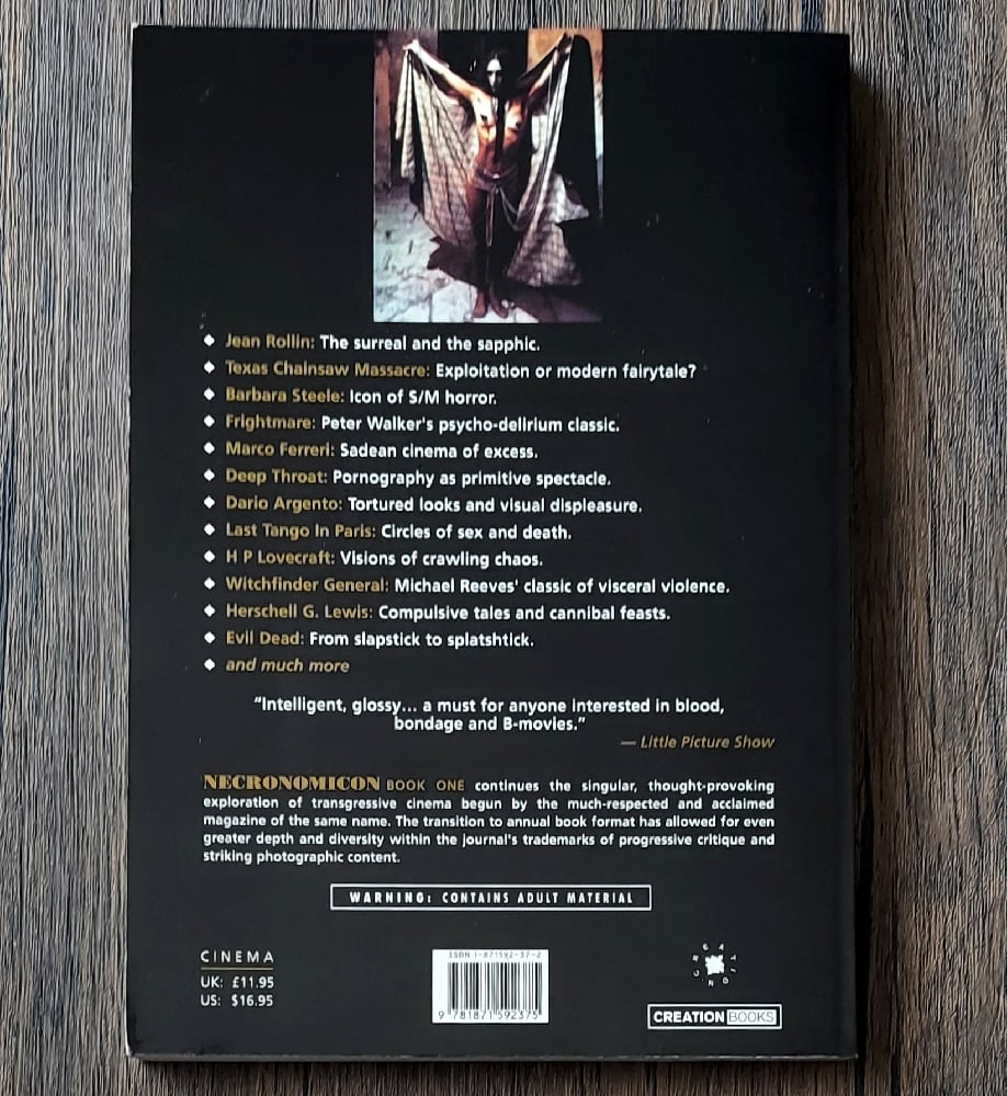 Necronomicon: The Journal of Horror & Erotic Cinema – Book One, by Andy Black