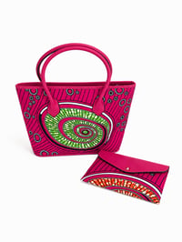 Image 8 of Ankara Tote Bag and Matching Purse 