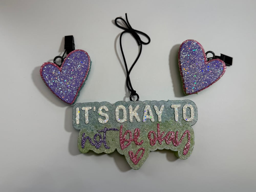 Image of It’s Ok To Not Be Ok Car Freshie Set