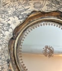 Miroir rond vintage/ plateau, 36cm de diamètre. 