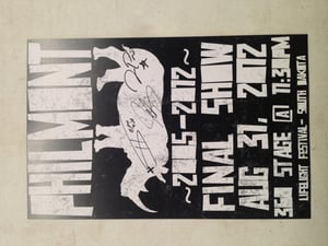 Image of Autographed Final Show Poster