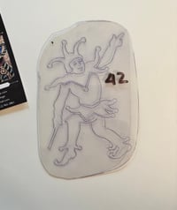 Image 1 of Mike Malone Og Acetate- Vtg Joker stencil