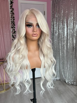 Image of human hair platinum blonde (ready to ship) 