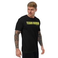 Image 3 of Team Human 02A Fitted Short Sleeve T-shirt