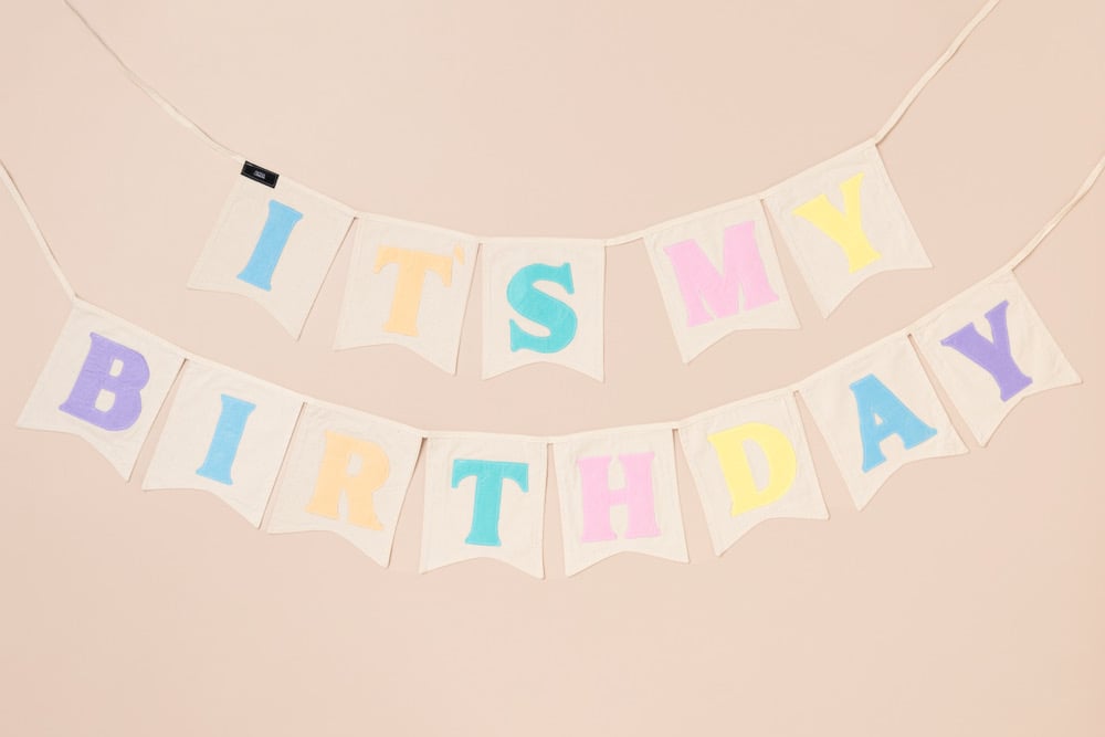 It’s my birthday banner (Made to order) | Katica London