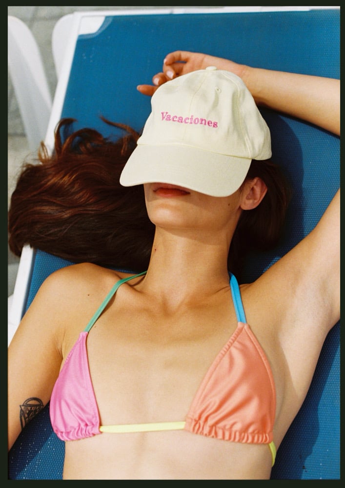 Gorra Vacaciones Pastel