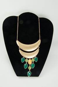 Image of Cleopatra Collar Necklace and Earring Set