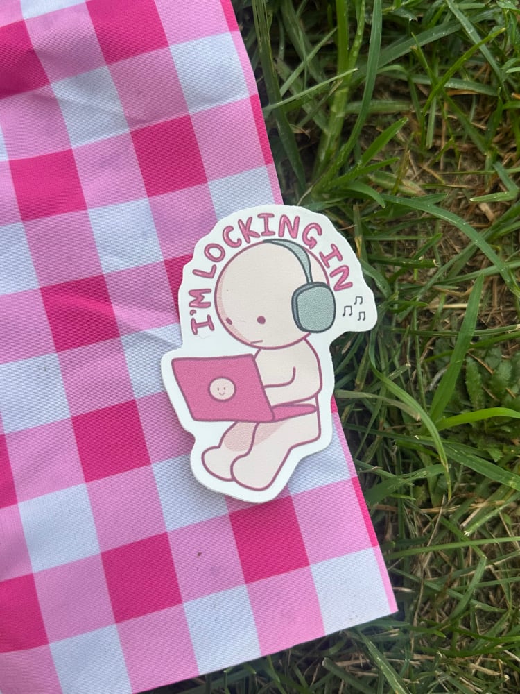 Image of Locking In Sticker