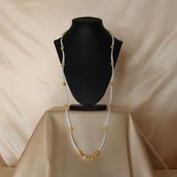 Image 1 of Yellow Jade & Dentalium Necklace