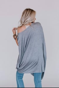Image 2 of The Wren Tunic- Heather Grey