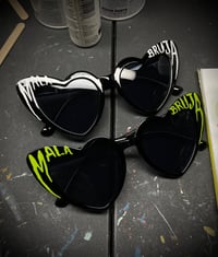 Image 1 of Mala Bruja Killer Heart Shaped Sunglasses 