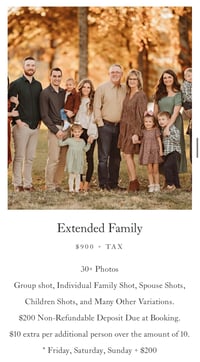 Extended Family Deposit 