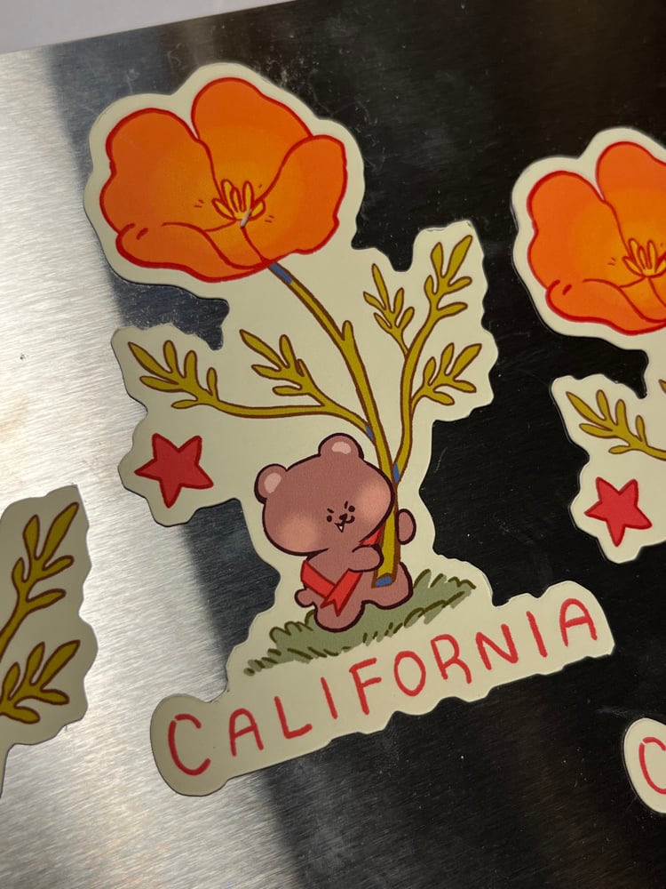 Image of California Bear Cub Magnet