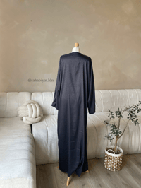 Image 3 of Dusk Slate Maryam Abaya (PRE-ORDER ONLY)