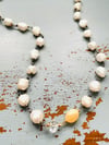 baroque pearl and opal necklace