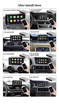 Image 1 of Wireless Carplay & Android Auto Audi A1 S1 Q2 Q3 2012-2018 Supports Original Screen & Reverse Camera