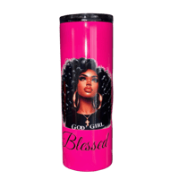 Blessed 20oz Tumbler-Pink