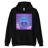 Image 1 of With God all things are possible (v.1) hoodie