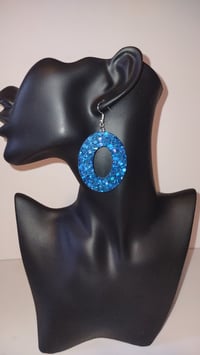 Image 3 of Round  Earrings By Lady L Artistry
