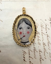 Image 1 of Smoking Lady Pendant 