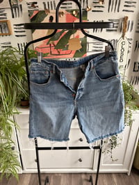 Image 1 of H & M button up denim shorts 