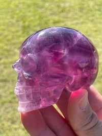Image 18 of Purple Fluorite Crystal Skull #1884