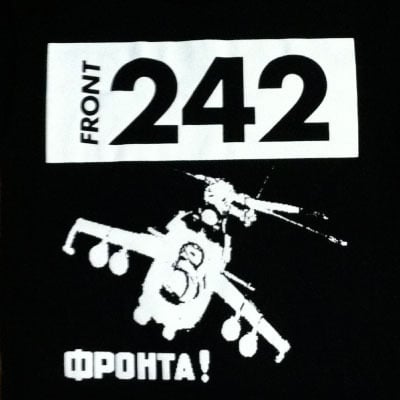 FRONT 242 - T-Shirt / Official Warfare | Wax Trax! Records