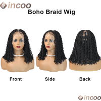 Image 7 of Boxed & Beautiful: 12” Knotless Braided Lace Wig for Black Royalty