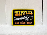 Hippies Use Side Door Iron-On Patch