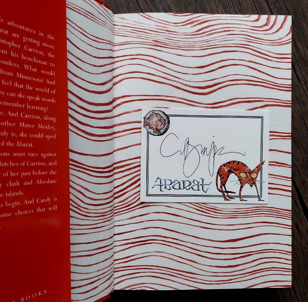 Arabat: Days of Magic, Nights of War, by Clive Barker - SIGNED bookplate