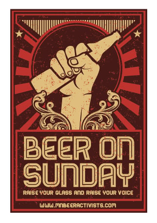 Image of Beer on Sunday Poster
