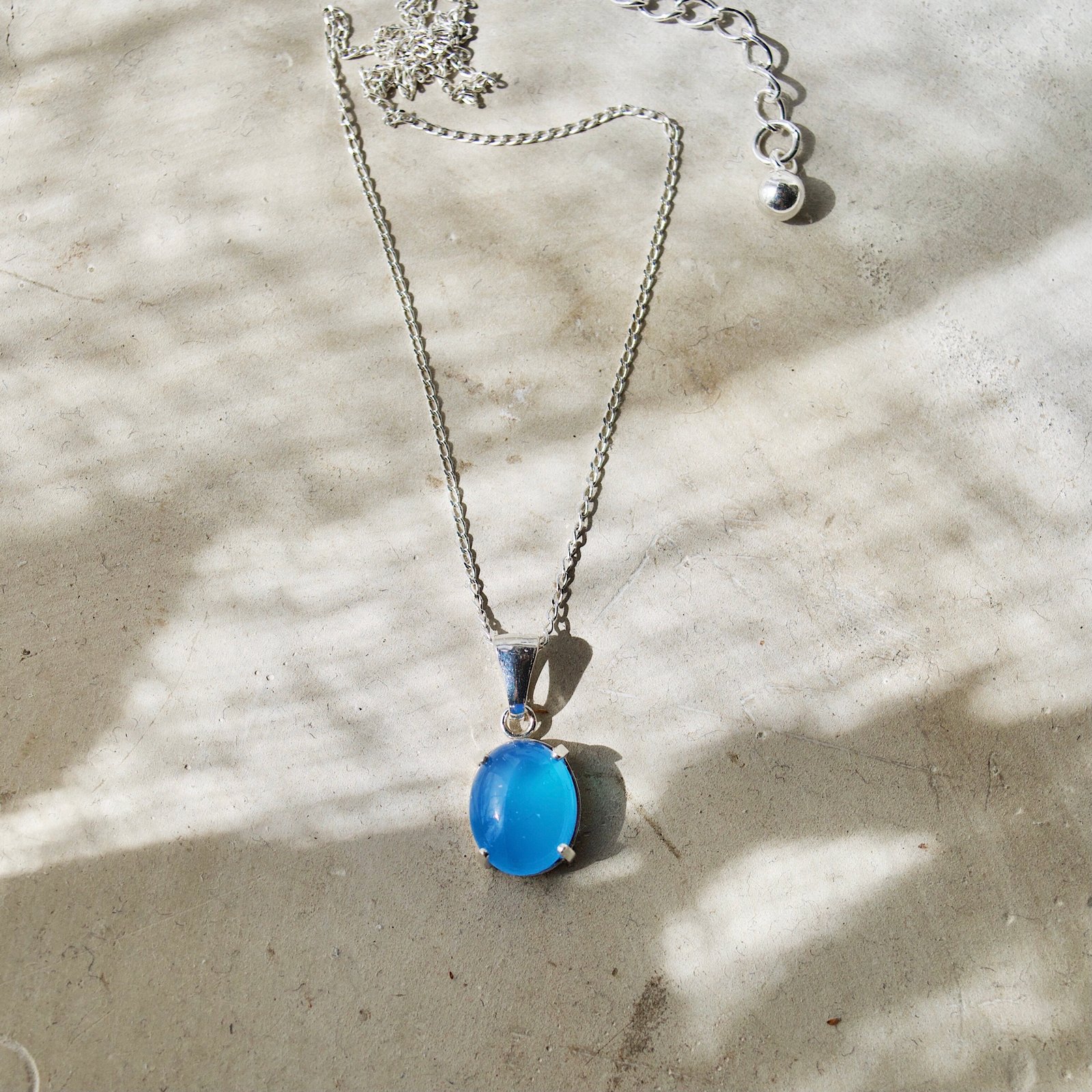 Agate Necklace buying with Chalcedony Element, Blue, Bridal Necklace, Bridal Jewelry