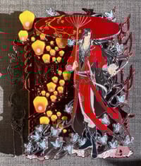 Image 1 of Heaven Enamel Pin Set - [PARTIAL IN HANDS] 