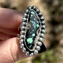 Image 1 of Seven Dwarfs Variscite Handmade Sterling Silver Ring