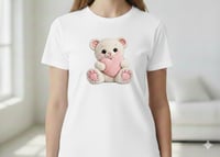 San Valentín T-shirt Bear Crochet