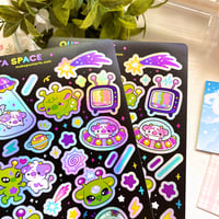 Image 2 of Hologaphic Sticker Sheet - Outa Space