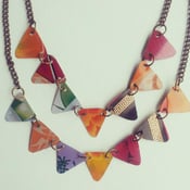 Image of "Tin Pan Alley" Bunting Necklace