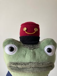 Image 4 of Medium - Band Uniform Frog Of Many Names Plushie - OTGW - Made To Order 